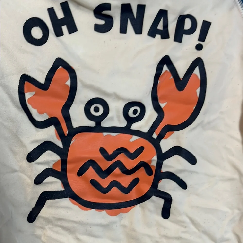 Gymboree (5T) Crab Sun/Swim Shirt - Blue & White